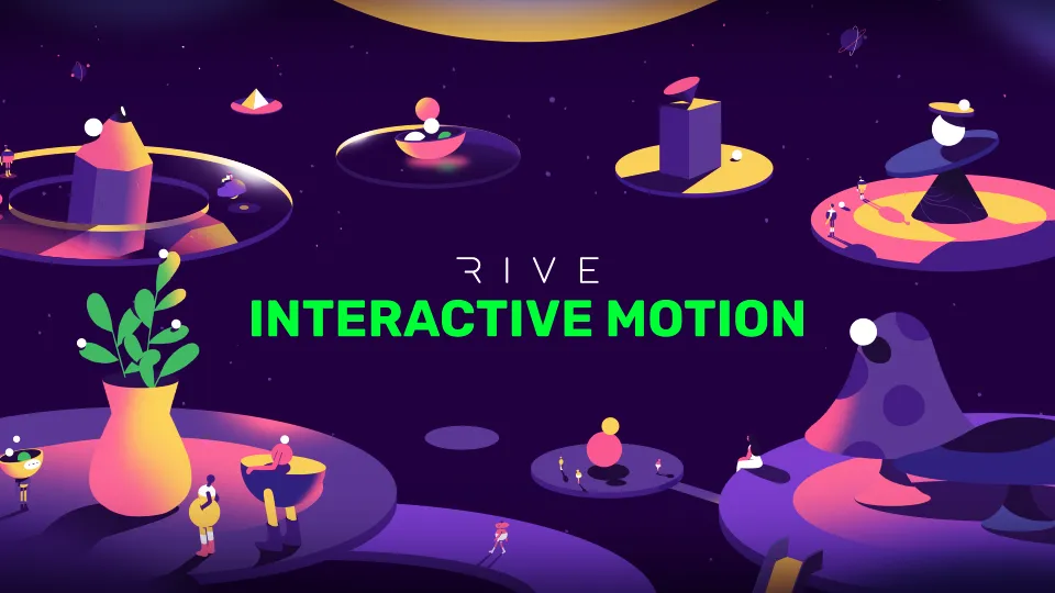 Interactive Animations (Rive, WebGL, Motion)