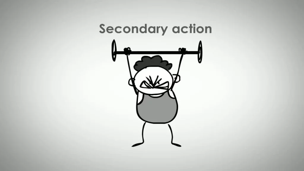 Secondary Action principle of animation