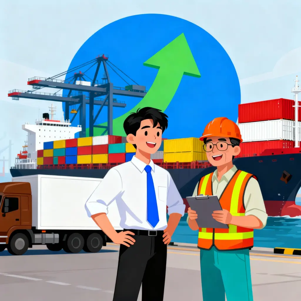 logistics video animation